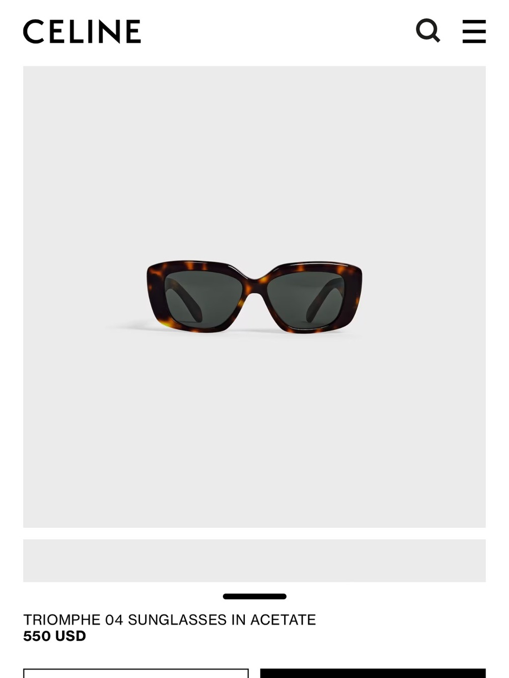 Celine Tortoiseshell Brown Cat-Eye Sunglasses - Picture 8 of 8